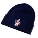 【10%割引】モンクレールグルノーブル イタリア製 ニットキャップ 3B10000 778ネイビー MONCLER メンズ ブランド ギフト ニット帽 帽子[0...