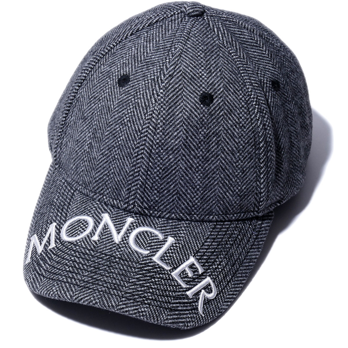 モンクレール 帽子 メンズ モンクレール ヘリンボーン ベースボールキャップ 3B00020 990 MONCLER メンズ ブランド ギフト 帽子[0304]