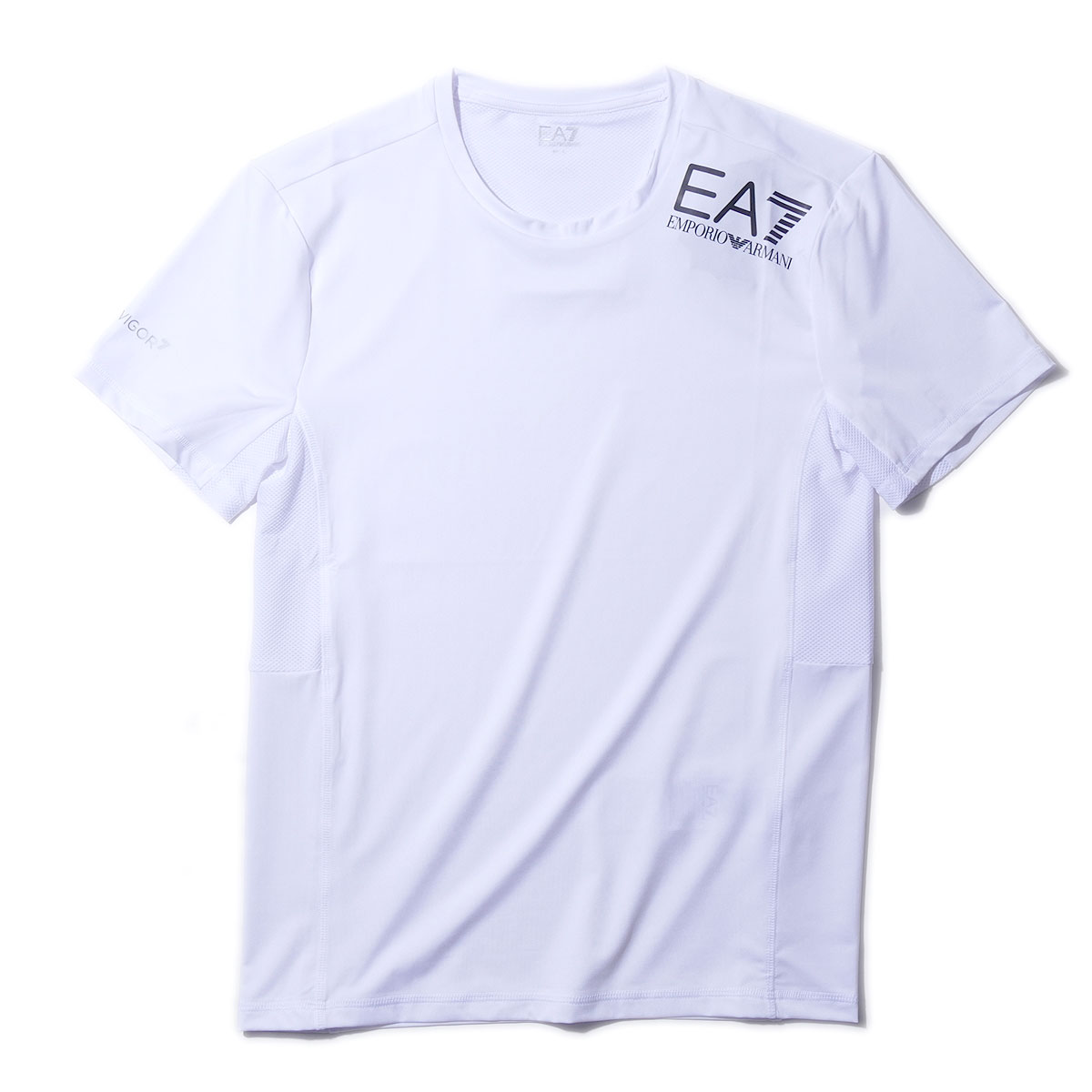 2024SS EA7 VIGOR7 Tシャツ PJ3UZ 8NPT12 1100ホワイト エンポリオ アルマーニ メンズ 半袖 2024年春夏[0604]