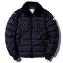 モンクレール MONCLER シアリング&スエード 本革 ライトダウンジャケット JAFFERAU 999ブラック メンズ ブランド 高級 2025SS 202...