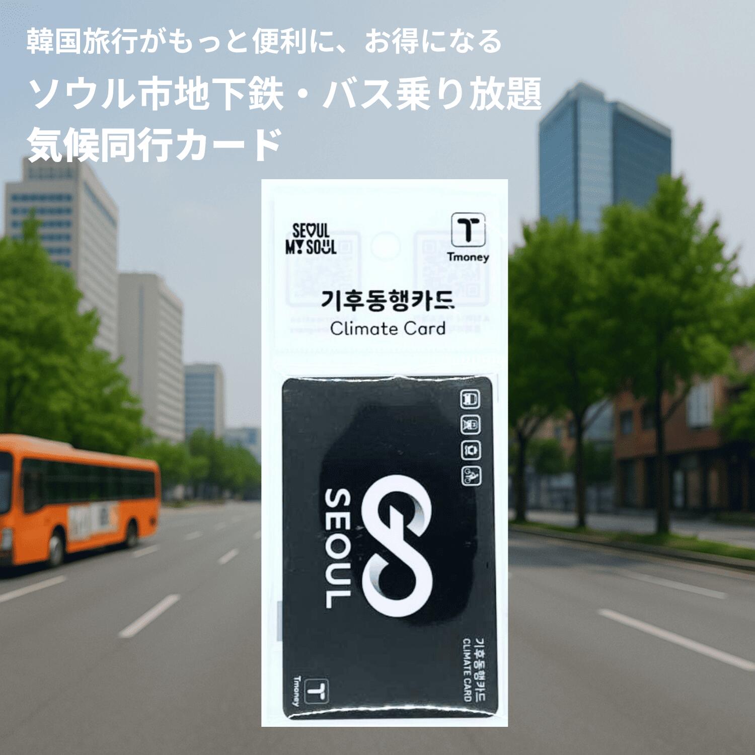 気候同行カード 韓国交通カード 1日 2日 3日 5日 7日 30日 日本受取