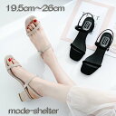サンダル チャンキーヒール ストラップ 19.5cm 20cm 20.5cm 21cm 21.5cm 22cm 22.5cm 23cm 23.5cm 24cm ...