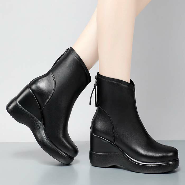 【2000円OFF クーポン 配布中】ブーツ ショートブーツ 厚底 厚底ブーツ ウェッジソール ブーティ 厚底ブーティ 厚底ショートブーツ ウェッジソール ブーティー 20.5cm 21cm 21.5cm 22cm 22.5cm 23cm 23.5cm 24cm 24.5cm 25cm 25.5cm 26cm 26.5cm 小さいサイズ 大きいサイズ