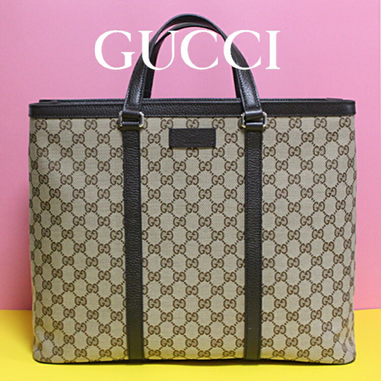 グッチ 帆布・キャンバス トートバッグ メンズ GUCCI グッチ バッグ トートバッグ ショルダーバッグ メンズ レディース 男女兼用 グッチトートバッグ 2WAY グッチバッグアウトレット GGキャンバス 新品 正規品 ぐっち ばっぐ ばっく アウトレット 449169 KY9KN 9886