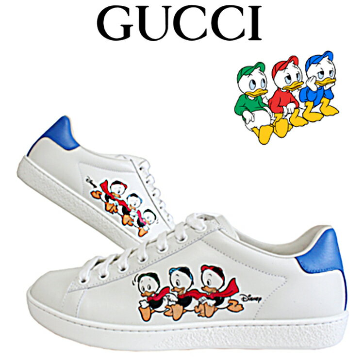 GUCCI グッチ スニーカー シューズ 靴 レディース サイズ37 日本サイズ24cm GUCCI×Disney グッチ×ディズニー ヒューイ デューイ ルーイ グッチスニーカー ぐっち 新品 正規品 アウトレット 649400 AY070 9062のサムネイル