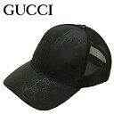 グッチ GUCCI キャップ ベースボールキャップ GGナイロン メッシュ 黒 ブラック GGロゴ GGマーク メンズ レディース 男女兼用 ユニセックス 帽子...