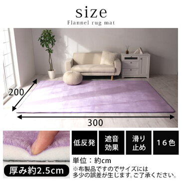 ラグマット 低反発 200×300 カーペット 滑り止め付き ふかふか 遮音効果 厚さ 25mm 絨毯 ラグ マット ラグカーペット ソファラグ センターラグ 敷物 四角 長方形 厚手 オールシーズン 冬用ラグ 冬用 子供部屋 北欧 おしゃれ CARPET000010