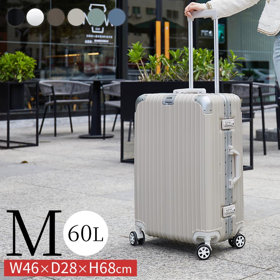 moz シルバー キャリーケース moz スウェーデン製 シルバー キャリーケース 4輪 - メルカリ