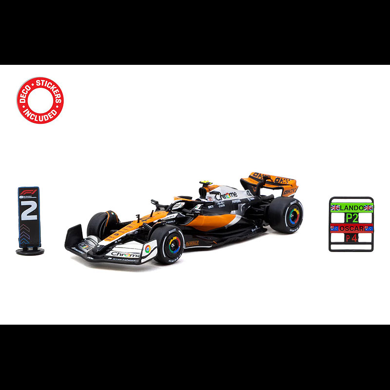 Rakuten - TARMAC WORKS(ターマックワークス) McLaren MCL60 #4 2023(1/64) T64G-F070-LN2