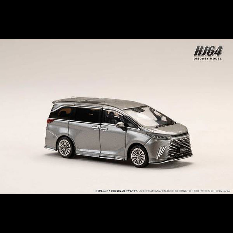 Hobby JAPAN(ホビージャパン) LEXUS LM500h(1/64) HJ645076BS “カスタムバージョン 6 シーター” モデリスタ製のエアロパーツとホイールを装着した純正カスタムカーです。製品にはクリアケースと台座が付属しますのでコレクションに最適です。このモデルは、株式会社ホビージャパンからのリリース品です。 5