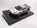 ホットウィール製 1/43 フェラーリ 458 イタリア GT2 LM 2011 -FARNBACHER RAING ホットウィール製 MT5498X