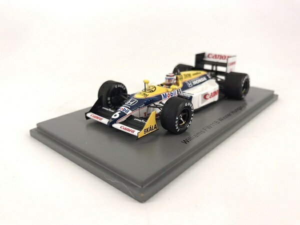 スパーク製　1/43 Williams FW11B No.6 Winner Hungary GP 1987Nelson Piquetスパーク製　S7483 1