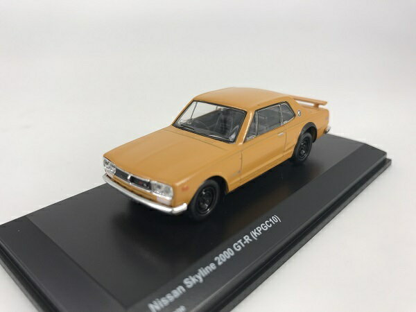 京商製 1/64 日産 スカイライン 2000 GT-R (KPGC10) オレンジ京商製 KS07047A1