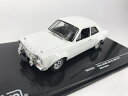 イクソ製 1/43 フォード エスコート MKI RS1600 1971 ラーリースペック オールホワイトイクソ製 MDCS027