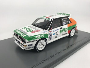 スパーク製 　1/43ランチア. デルタ HF インテグラーレ EVO No.5ラリー・モンテカルロ 1993Andrea Aghini Sauro Farnocchiaスパーク製　S9025