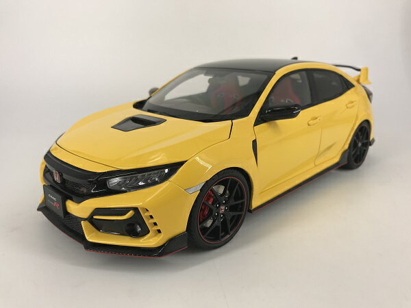 オートアート製　1/18ホンダ シビック タイプR （FK8） リミテッド エディション （サンライトイエロー）オートアート製　73225