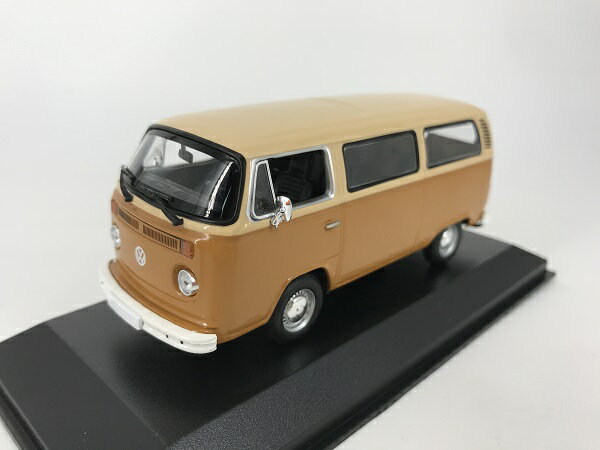 樂天商城 - ミニチャンプス製　1/43フォルクスワーゲン T2 バス 1972 (ベージュ/ブラウン)940053001