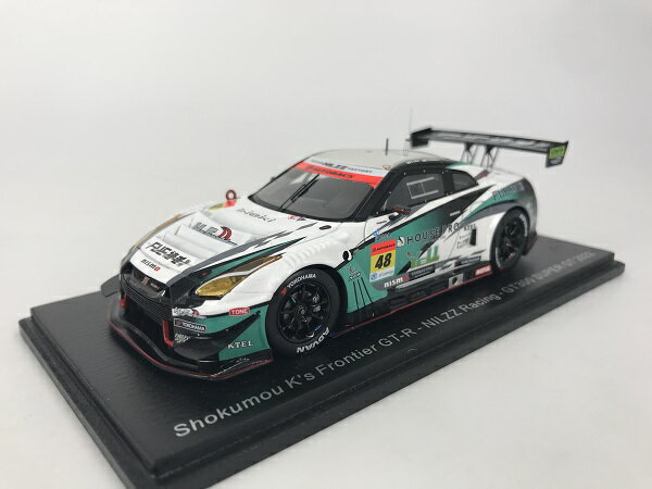 樂天商城 - スパーク製　1/43植毛 K's フロンティア GT-R NILZZレーシング 2022 スーパーGT GT300 No.48 井田太陽/田中優暉スパーク製　SGT043