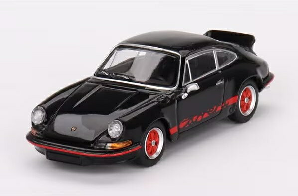 MINI-GT製　1/64ポルシェ 911 カレラ RS 2.7 ブラック/レッドリバリー(左ハンドル) ブリスター仕様MINI-GT製　MGT00688-MJ