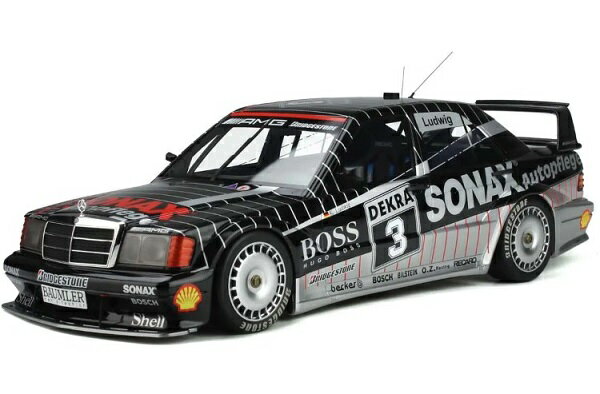 樂天商城 - オットー製 　1/12メルセデス ベンツ W201 190 EVO II DTM 1992 (ブラック/シルバー) 世界限定 2,000個オットー製 　OTMG062