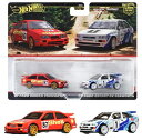 マテルインターナショナル製 1/64ホットウィールプレミアム 2パック '93 フォード エスコート RS コスワース / '87 フォード シエラ コスワー...