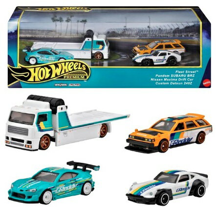 マテルインターナショナル製　1/64ホットウィール プレミアム　コレクターセット ドリフティングマテルインターナショナル製　HRT53