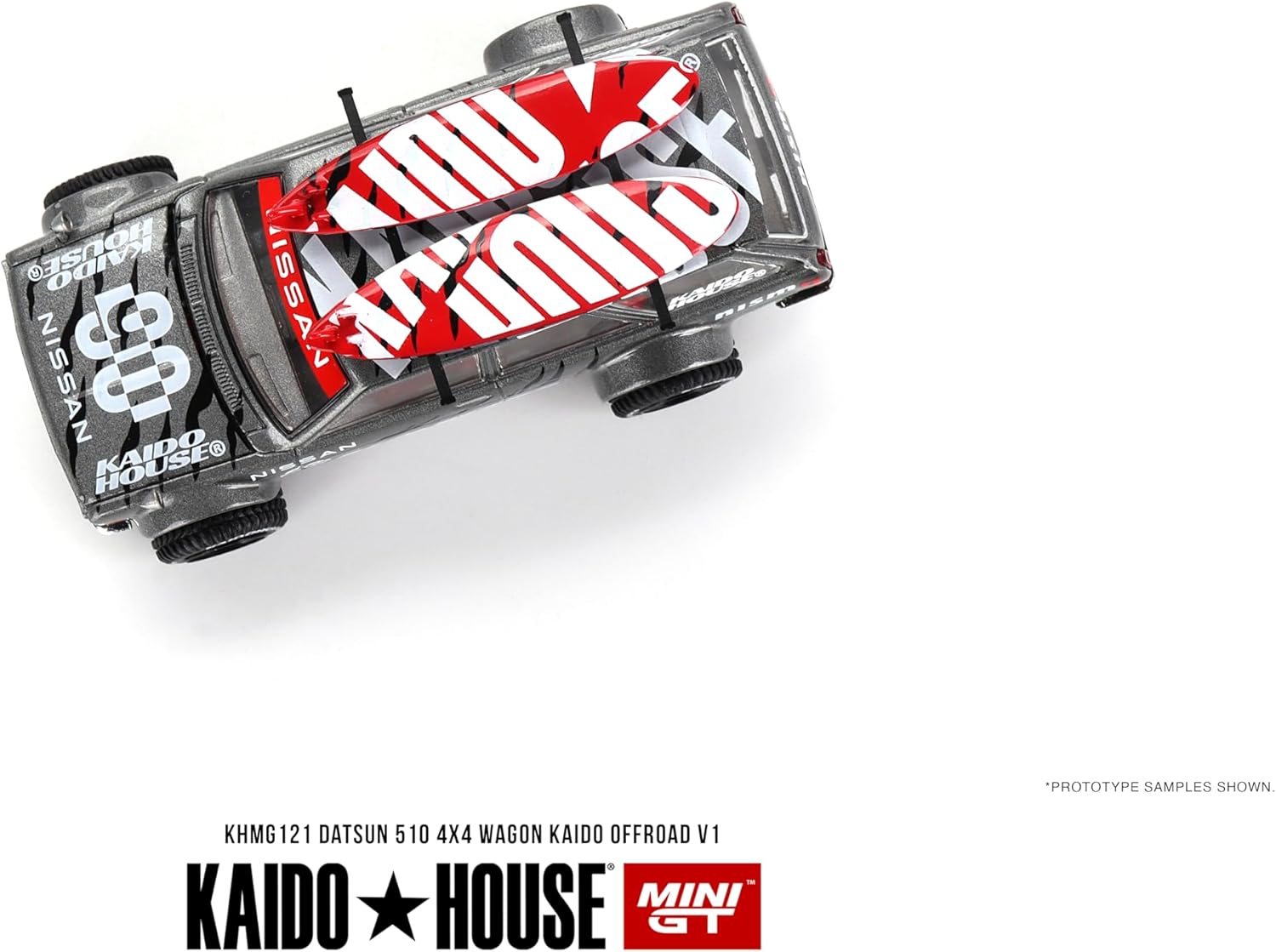 KHMG121 1/64 ダットサン KAIDO 510 ワゴン 4x4 Kaido Offroad V1(右ハンドル) 3