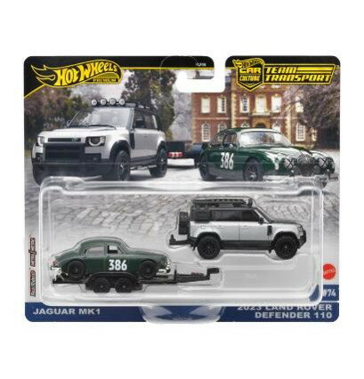 樂天商城 - ホットウィール チームトランスポート ジャガー MK1 / 2023 ランドローバー ディフェンダー 110JBM29