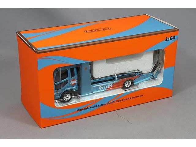 樂天商城 - GCD 1/64 三菱ふそう トラック - Double Decker Trailer (RHD) ガルフデコレーション