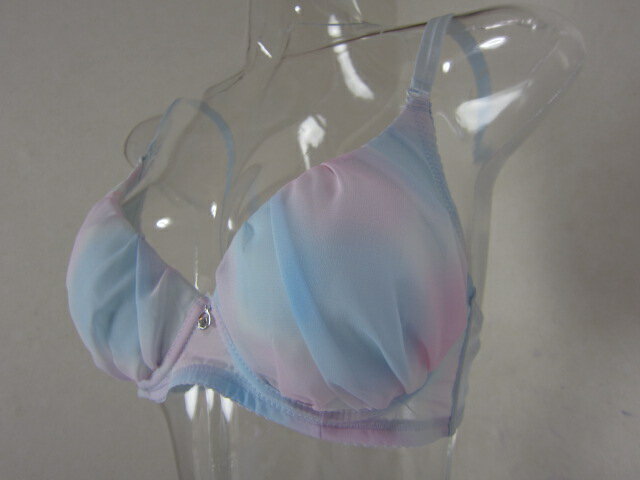 ブラジャーショーツセット Eカップ Fカップ 快適 おしゃれ 可愛い かわいい ブルー ピンク リボ