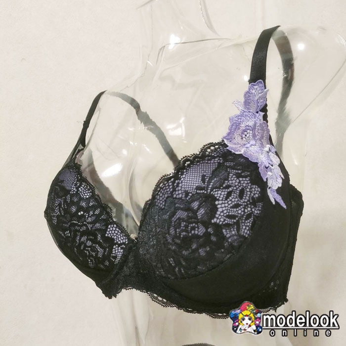 ブラジャーショーツセット ブラセット 大きめ 快適 おしゃれ 可愛い かわいい エレガント 上品 花柄 リ..