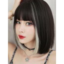 ウィッグ ショート ボブ グラデーション ブロンズ フルウィッグ かつら ネット付き 前髪あり 自然 バレない 普段使い おしゃれ 小顔効果