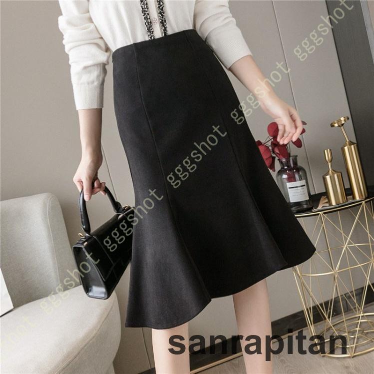 ひざ丈スカート アプリコット 春秋 ミディア丈 スリム レディース スカート ビジネス 仕事用 婦人向け 事務服 着やせ オフィス 黒 カジュアル