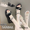 厚底 サンダル キッズ 女の子 ジュニア ビーチサンダル 16.5-22.2cm カジュアル ビーチ ジュニア 子供靴 アウトドア 子供シューズ 子供用サンダル 厚底 かわいい(4)