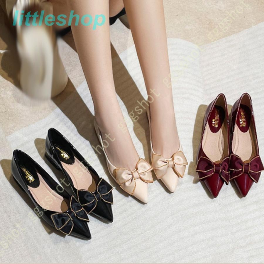 パンプス 滑り止め 蝶結び 痛くない 靴 脱げない スムース ハイヒール 結婚式 シューズ 太ヒール オフィス 美脚パンプス シューズ 発表会 演奏会 上品