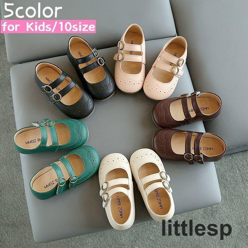 フォーマルシューズ 子供用 キッズ ベビー 女の子 女児 靴 くつ クツ フェイクレザー マジックテープ シンプル おしゃれ 可愛い 入園式 入学式