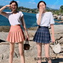 ミニスカート 制服 チェックスカート ミニスカ レディース プリーツスカート 大きいサイズ 女子高生 コスプレ 体型カバー ショート フレアスカート