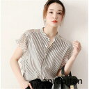 ブラウス レディース 半袖 40代 30代 オフィス 夏 おしゃれ 韓国風 トップス シャツ シフォン きれいめ 大きいサイズ カジュアル 大人 通勤 上品 着...