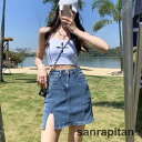 ミニ スカート ハイウエスト 台形 Aライン 膝上 韓国 カジュアル レディース タイト デニムスカート ミニスカート 森ガール 大きいサイズ ショート丈 ボwzq