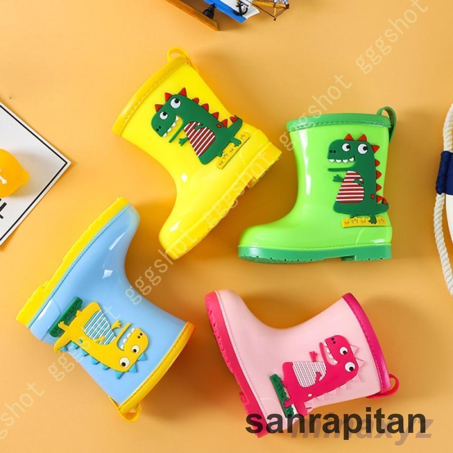 キッズレインブーツ 男の子 長靴 かわいい 超軽量 恐竜柄 女の子 ウォーターシューズ 柔らかい クッション性 軽量 通学 通園 履きやすい 可愛い 歩きやすい