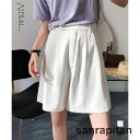 タック ショートパンツ レディース レディース