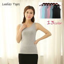 タンクトップ レディース 女性 トップス インナー ノースリーブ Uネック 丸首 大きいサイズ ビッグサイズ 2XL 3XL 無地 ブラック ホワイト(4)