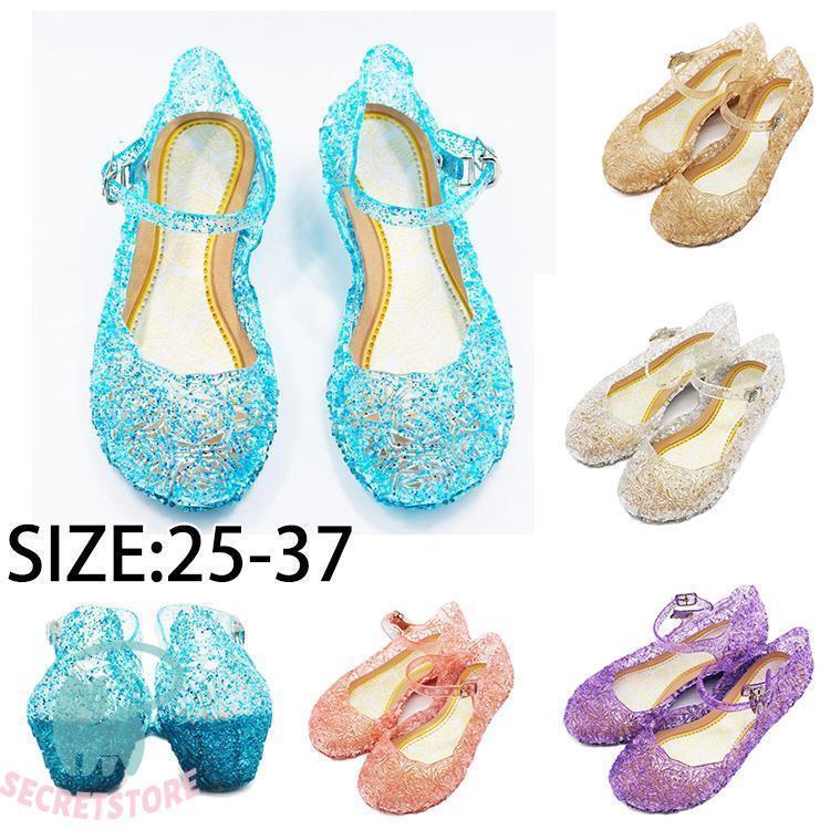 子供用女の子　仮装　フラットシューズ バレエシューズ フォマール靴　プリンセス　エルサ 靴 アナと雪..