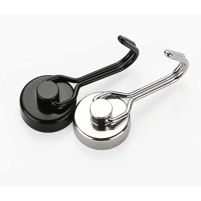 送料無料 マグネットフック 金属製保護パッド付き 超強力 360° 磁石 強力 フック ステンレス製 防錆 イ..