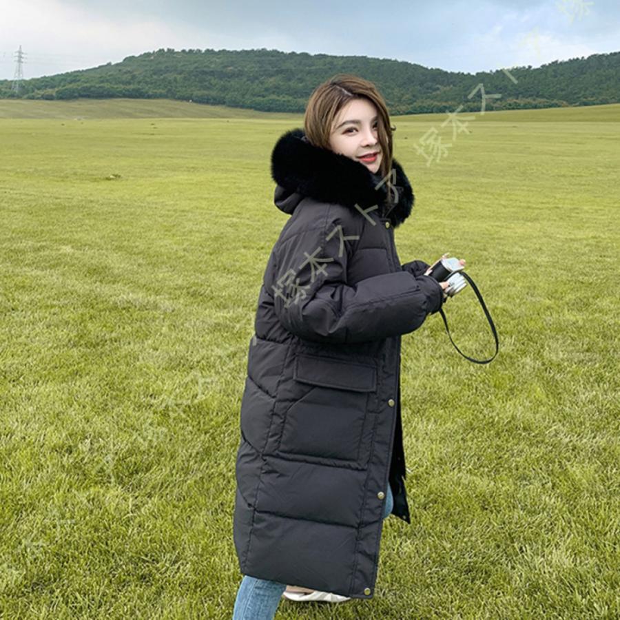 ダウンジャケット レディース ダウンコート ロング丈 中綿 アウター コート 防寒 春 秋 冬 レディースコート エコダウン ロング コート 暖かい ボリューム