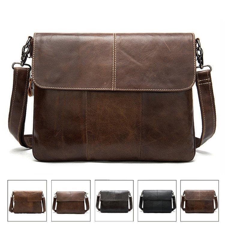 本革　メッセンジャーバッグ　ショルダーバッグメンズ 斜めがけ 2way 耐久 ビジネスバッグ　通勤バッグ..
