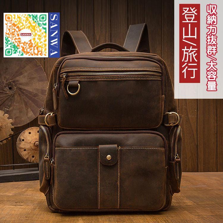 リュック　メンズ　リュックサック 本革　牛革　デイパック　ビジネス　バックパック　レザー　通勤通..