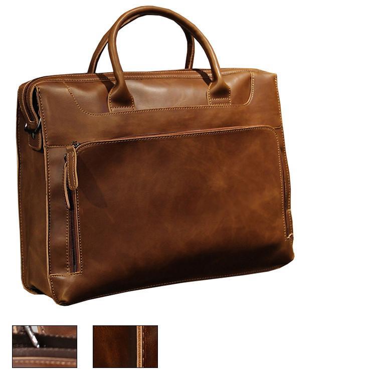 pu ハンドバッグ トートバッグ メンズ 2way 手提げバッグ ショルダーバッグ ビンテージ おしゃれ 手提..