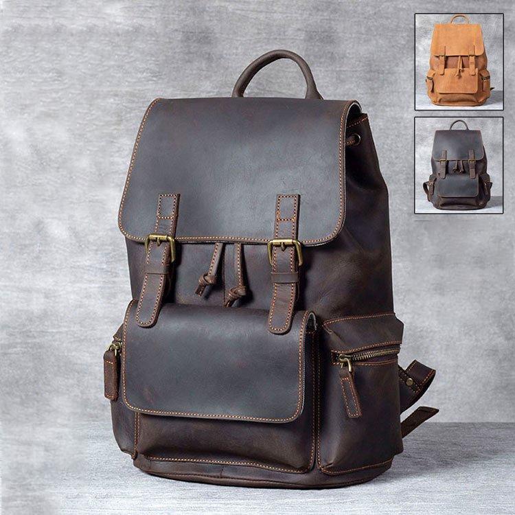 リュック　メンズ　リュックサック 本革　牛革　デイパック　ビジネス　バックパック　レザー　通勤通..