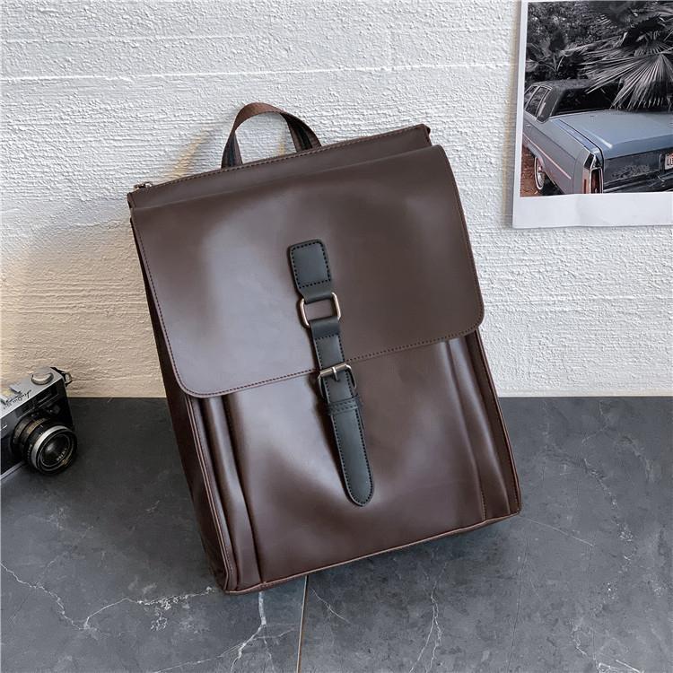 リュック　メンズ　リュックサック pu革　デイパック　ビジネス　バックパック　レザー　通勤通学　旅..